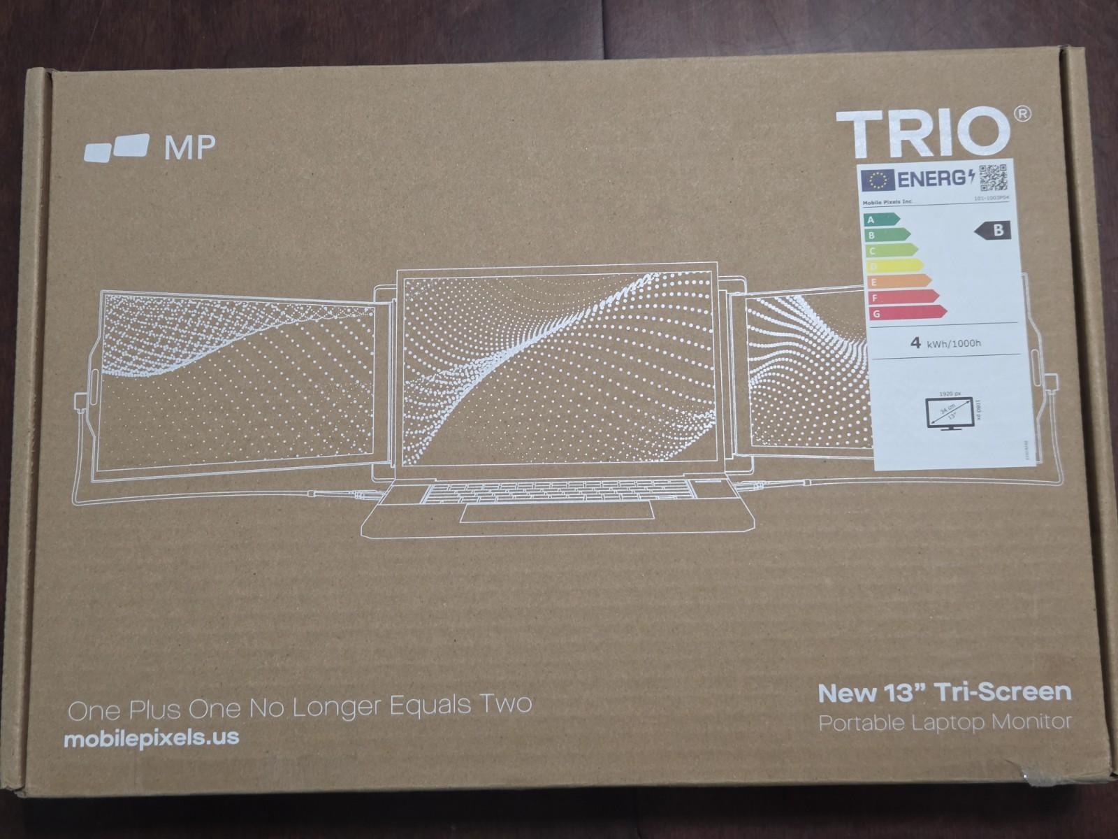 Mobile Pixels – TRIO 2.0 13.3″ LCD Monitor – Black 101-1003P04