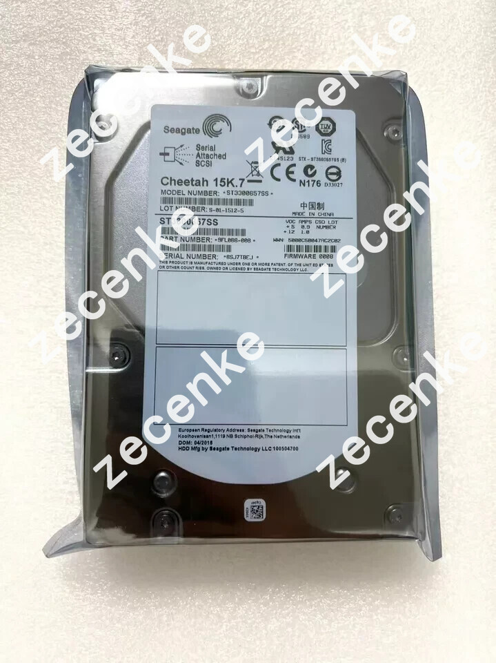Seagate Cheetah 15K.7 ST3300657SS 300GB 16MB 15K SAS 6Gb/s 3.5″ Hard Drive