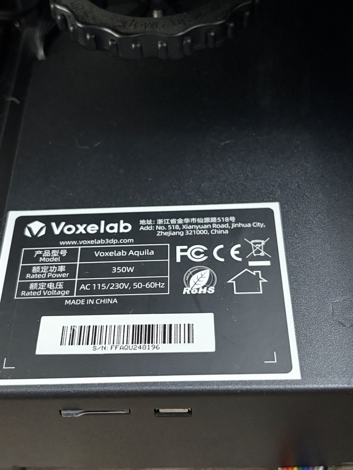 Voxelab Aquila FDM 3D Printer 220×220 Touch Screen PLA Open Source DIY Kit