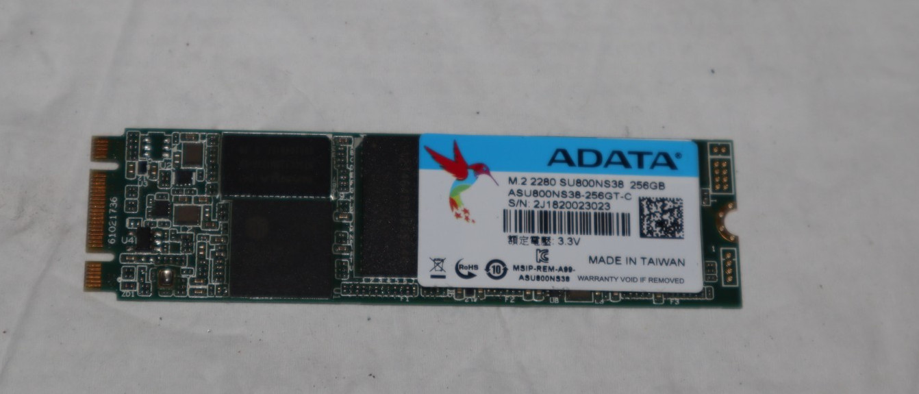ADATA SU800 256GB M.2 2280 SATA 6Gd/s SSD 3D M.2 SSD