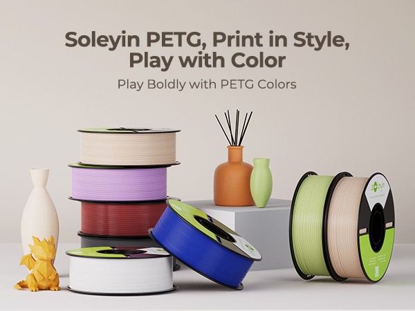Creality Soleyin Basic PETG 3D Printing Filament 1kg LOT