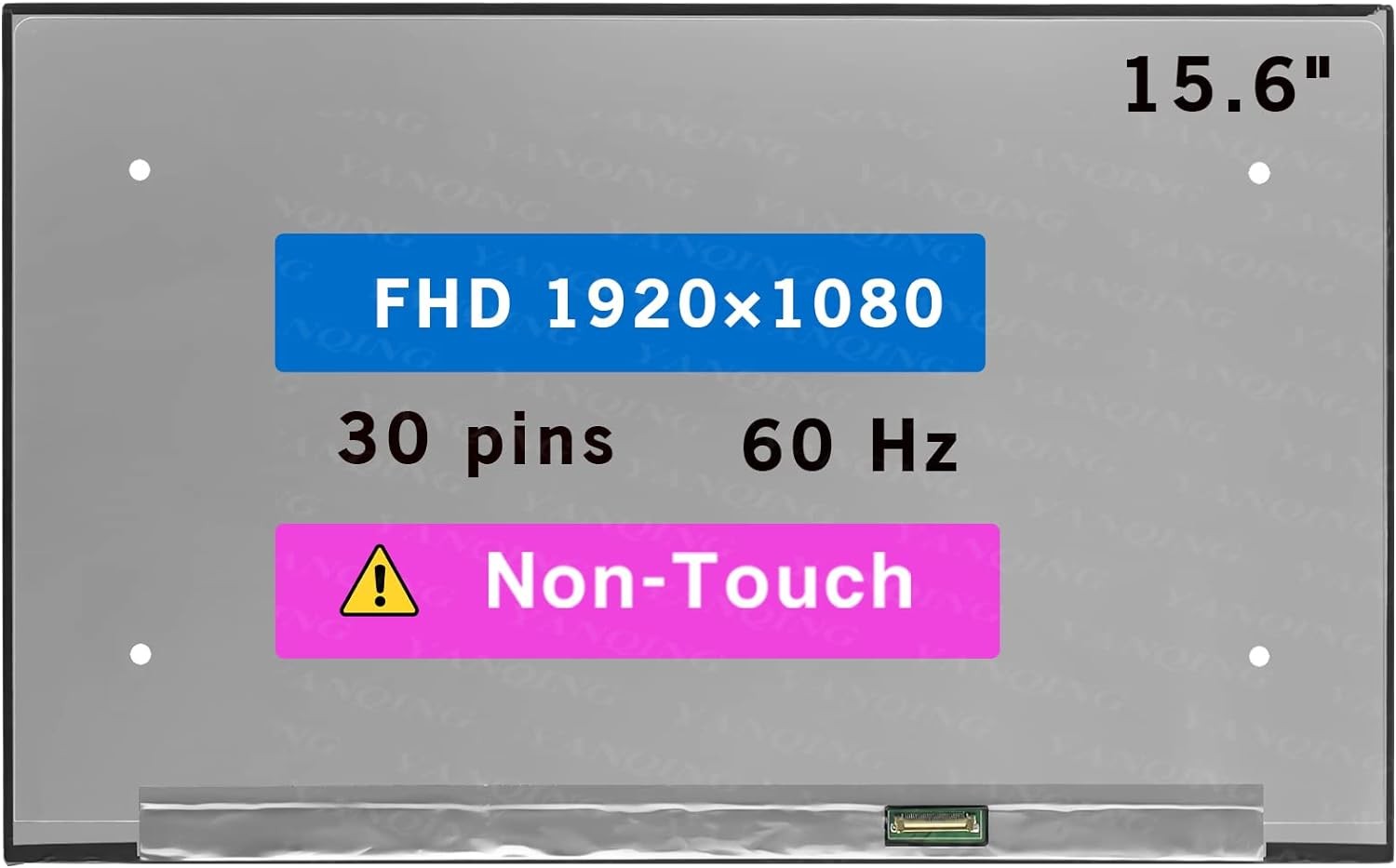 New LCD Screen for Dell Latitude 5530 5531 P108F FHD 30pins Non-Touch Display