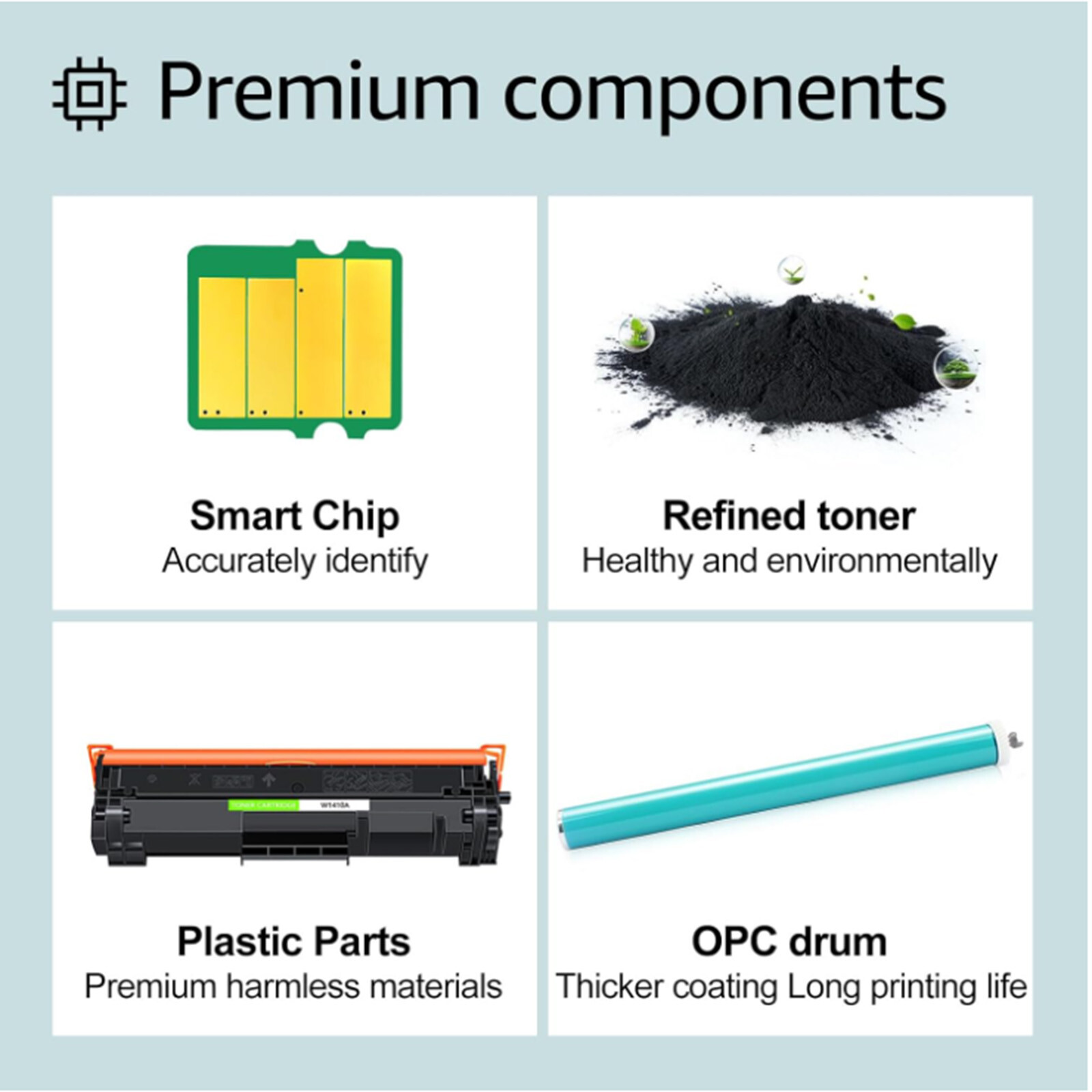 Toner Cartridges Replacement for HP 141A W1410A for HP M110w MFP M139w M140w