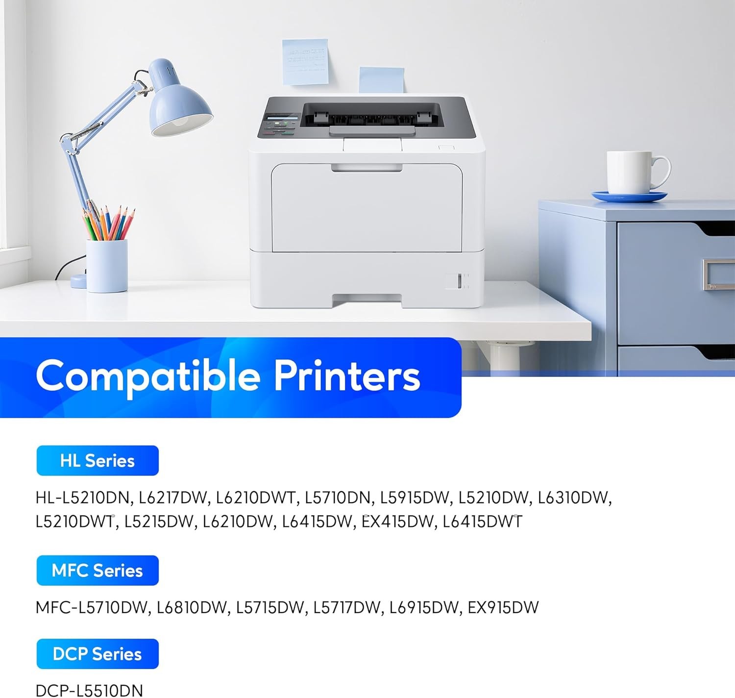 4PK TN920XL Toner +1* DR920 Drum Compatible for Brother HL-L5210DW L6210DW