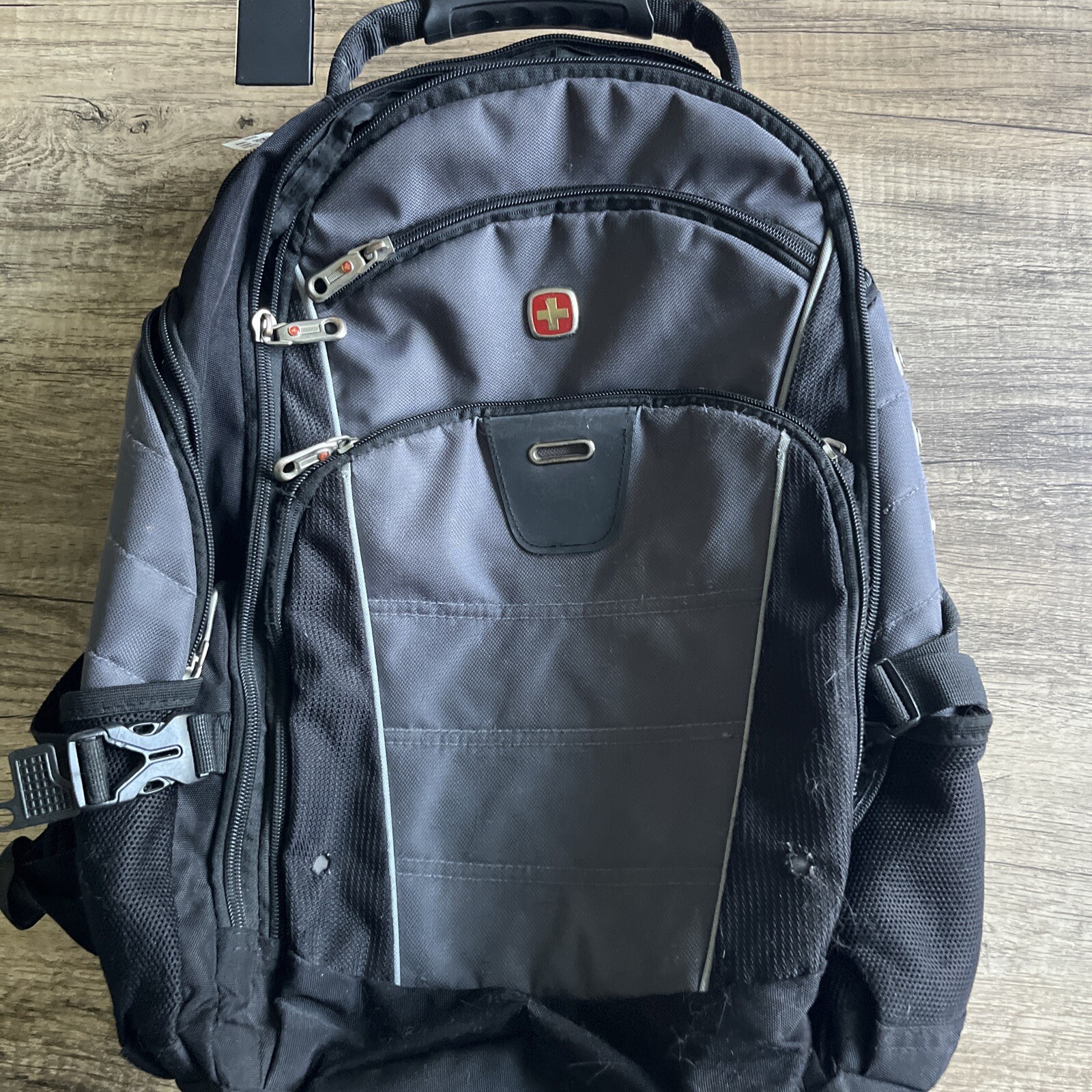 Swiss Gear Backpack Laptop Tablet Phone Accessories Black Large Unisex
