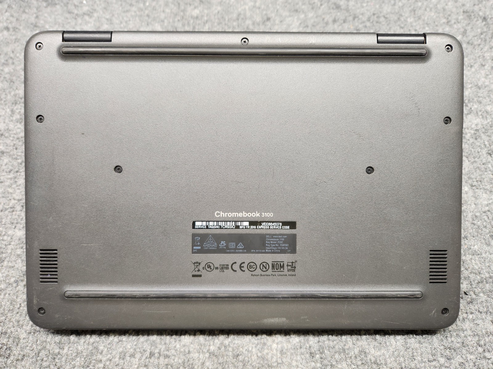Dell Chromebook 3100 11.6″ Laptop Intel Celeron N4000 1.10GHz 4GB RAM 16GB eMMC