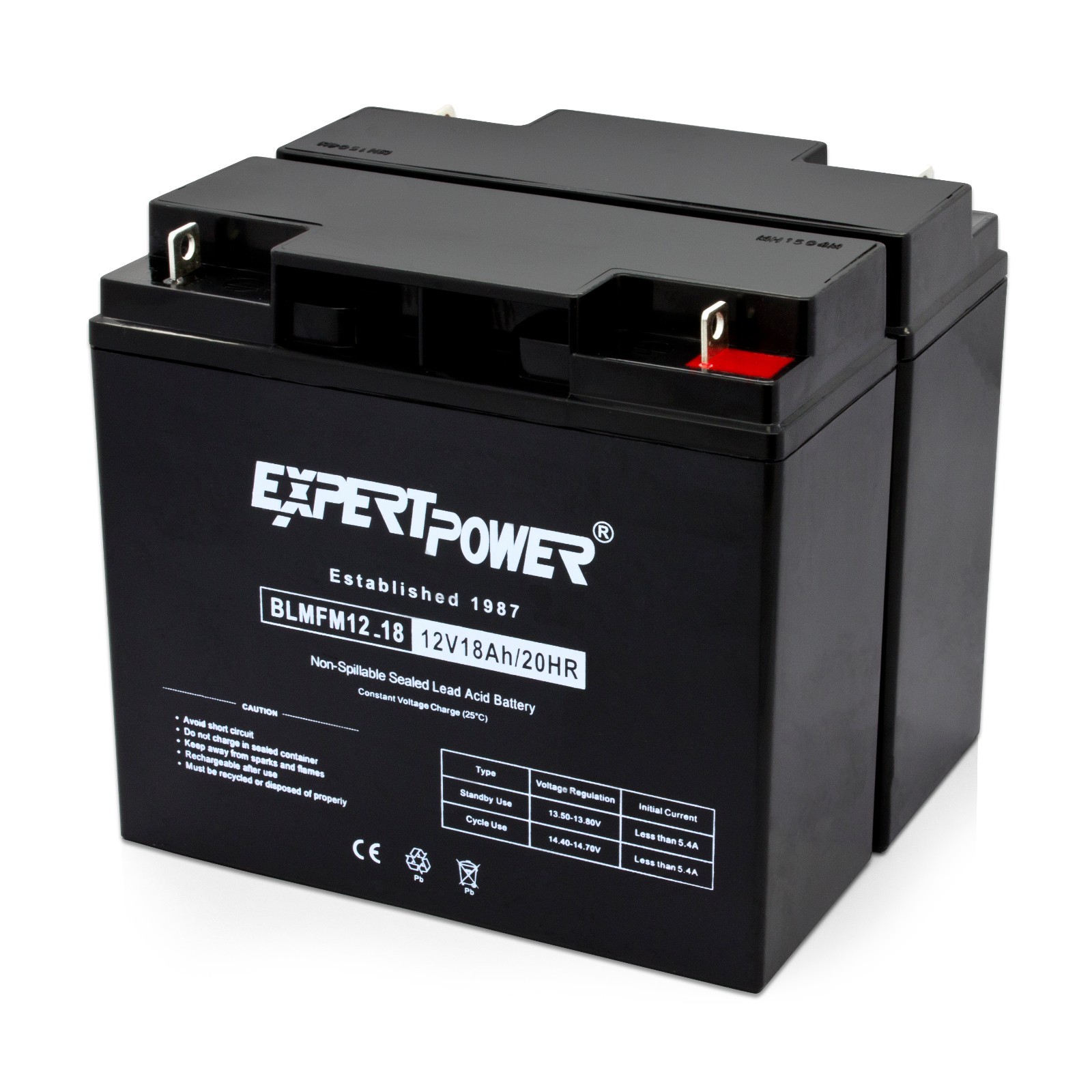 2 PACK Expert Power APC RBC7 Cartridge Battery Replacement for UPS Backup System