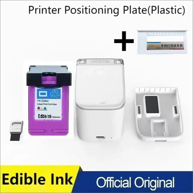 Handheld Food Color Inkjet Printer With Auxiliary Ruler WIFI Custom Edit HD
