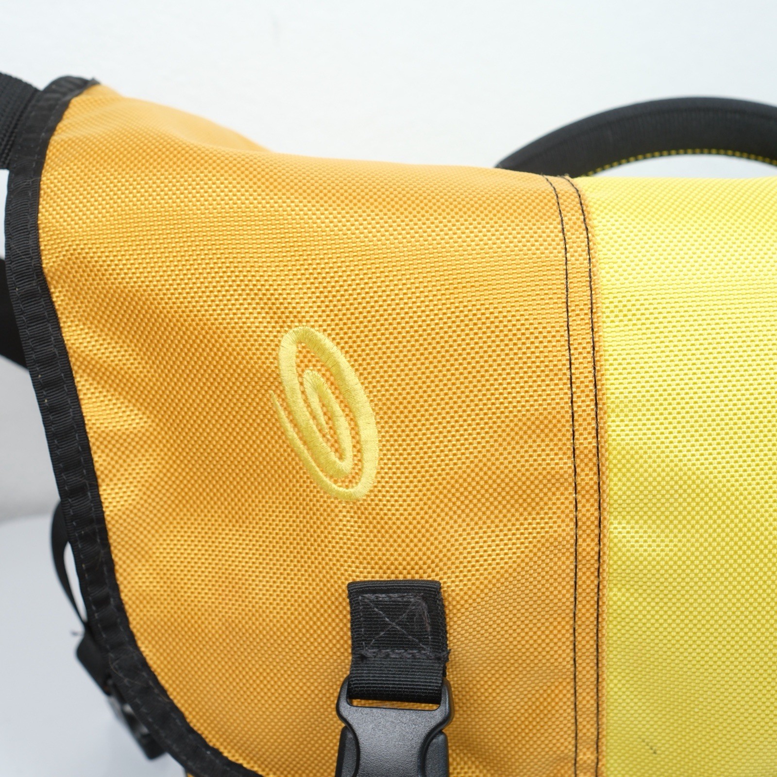 Vtg Timbuk2 Messenger Bag Tri Panel Orange Yellow Blue Y2K Laptop Red Tag Custom