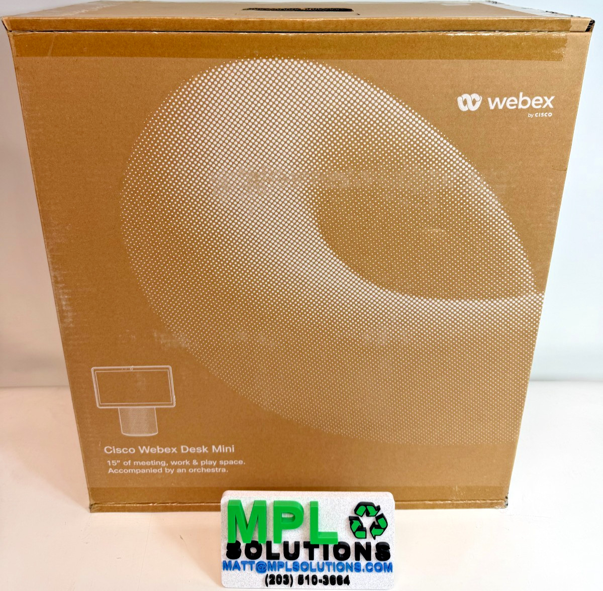 NEW SEALED CISCO Webex Desk Mini CS-DESKMINI-K9 15.6″ Wi-Fi Bluetooth GENUINE!