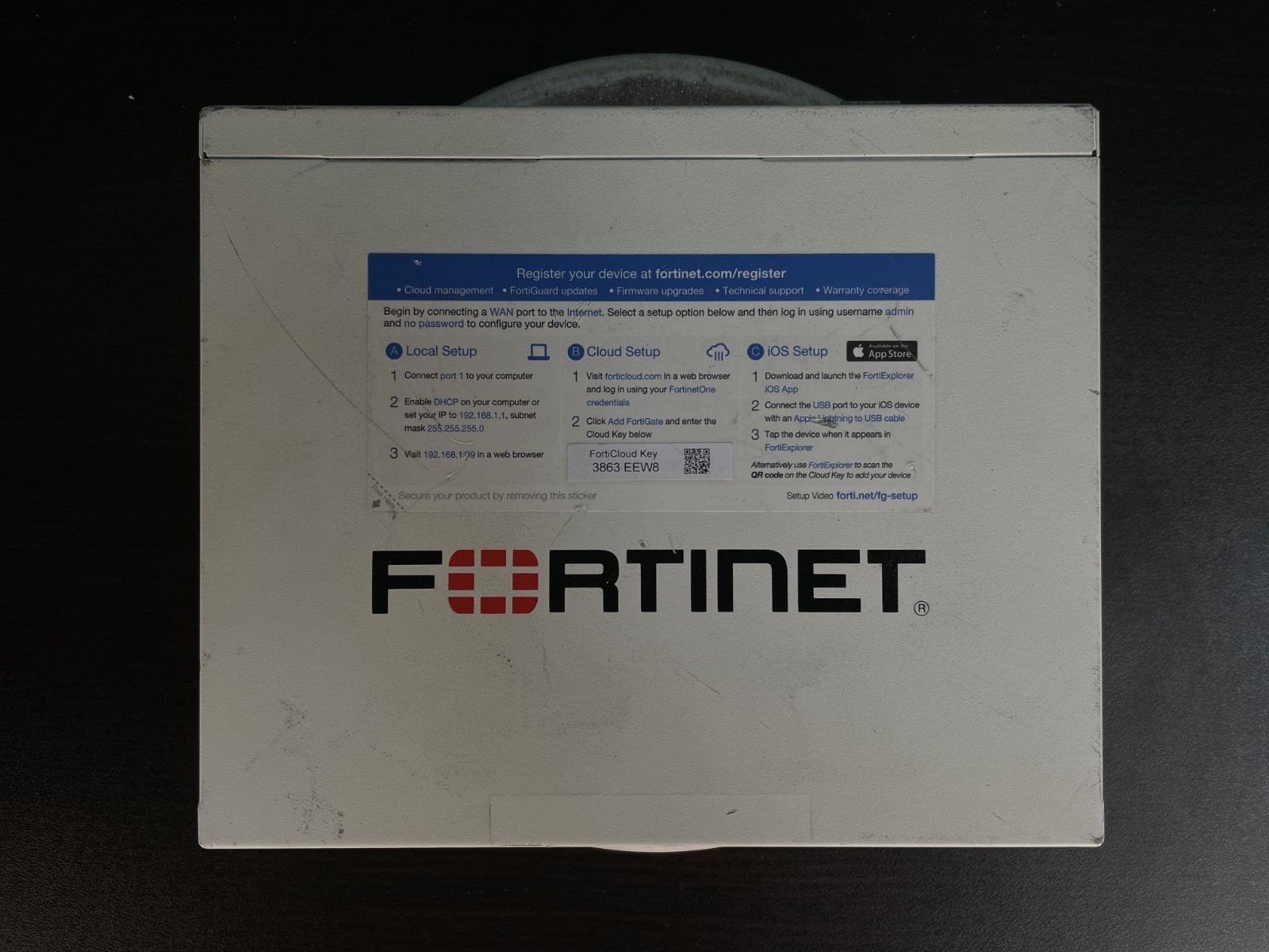 FORTINET FortiGate 81F Model FG-81F Next Generation Firewall *No AC Adapter