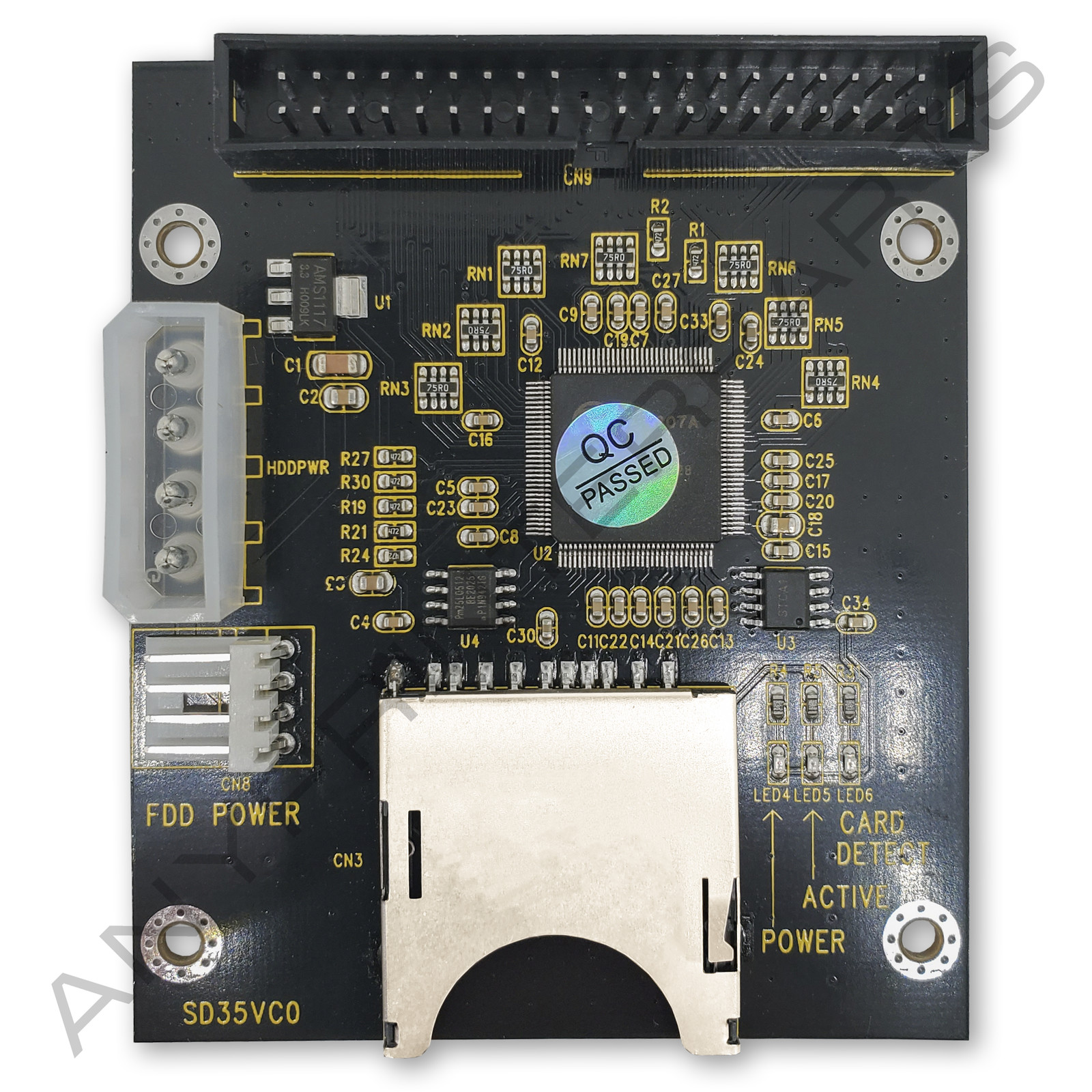 New SD SDHC Memory Card to 3.5″ 40 Pin IDE Hard Disk Drive Adapter Converter