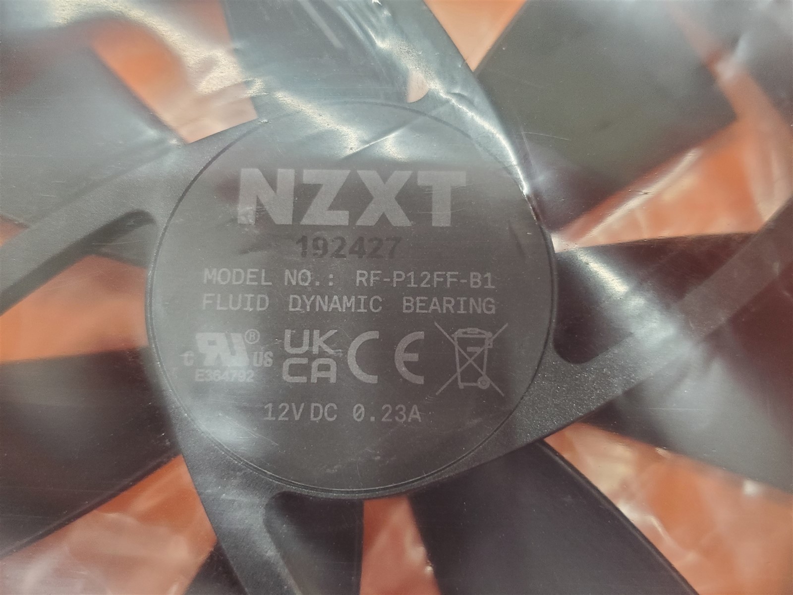 ⭐️⭐️⭐️⭐️⭐️ NZXT RF-P12FF-B1 120mm Static Pressure Fluid Dynamic Bearing Fan