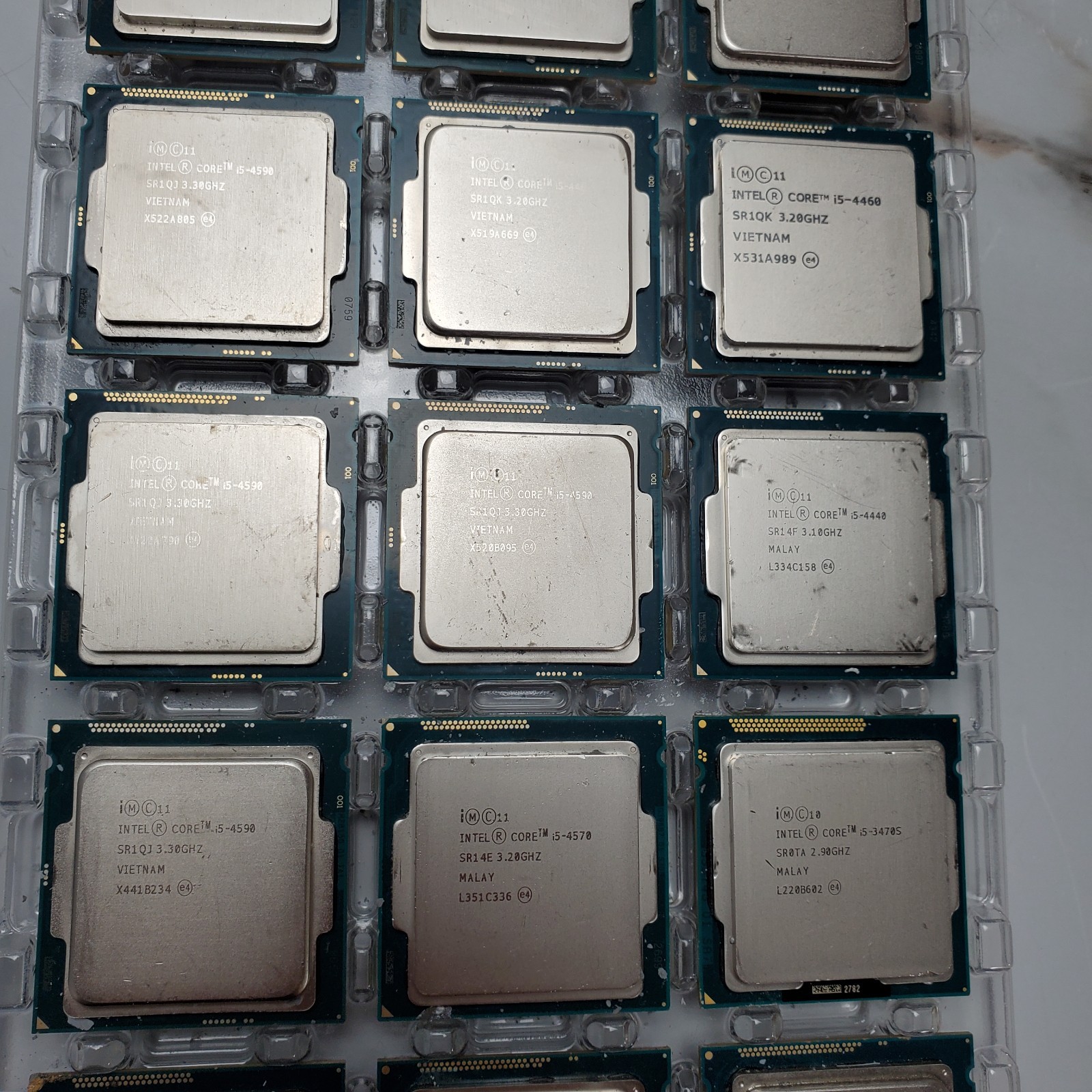 (Lot of 118) Intel 4th Gen Core i3 i5 i7 Desktop CPUs – Mixed Processor Lot READ