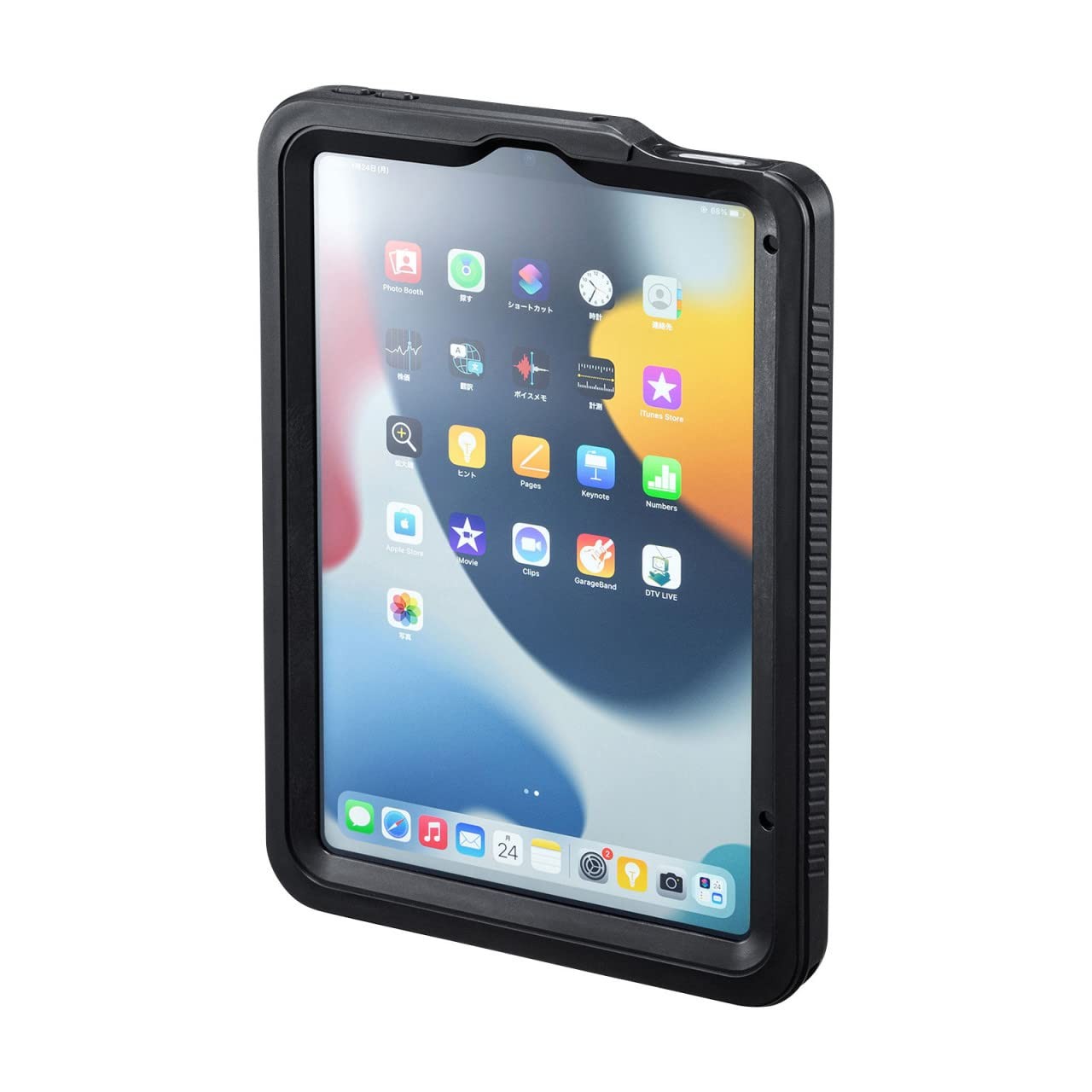 Sanwa Supply iPad mini shockproof and waterproof case, black