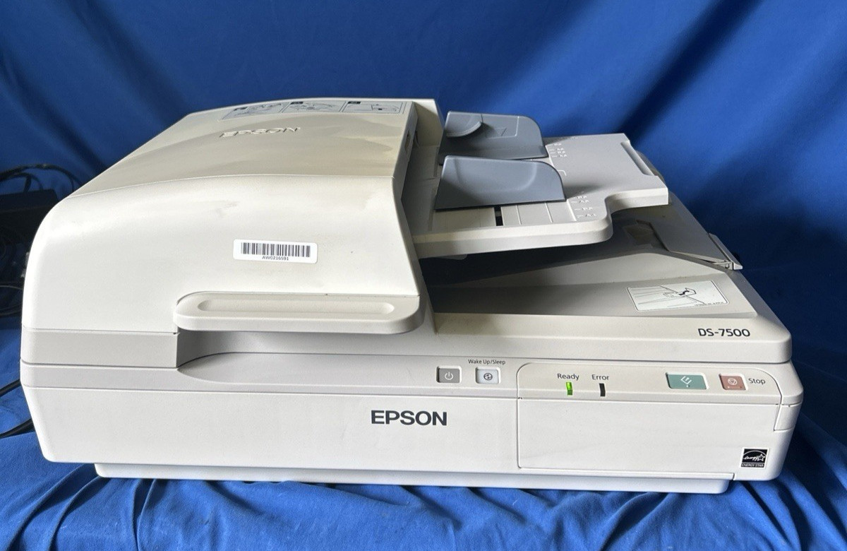 Epson WorkForce DS-7500 Color Duplex Document Scanner – Low 22K Pages