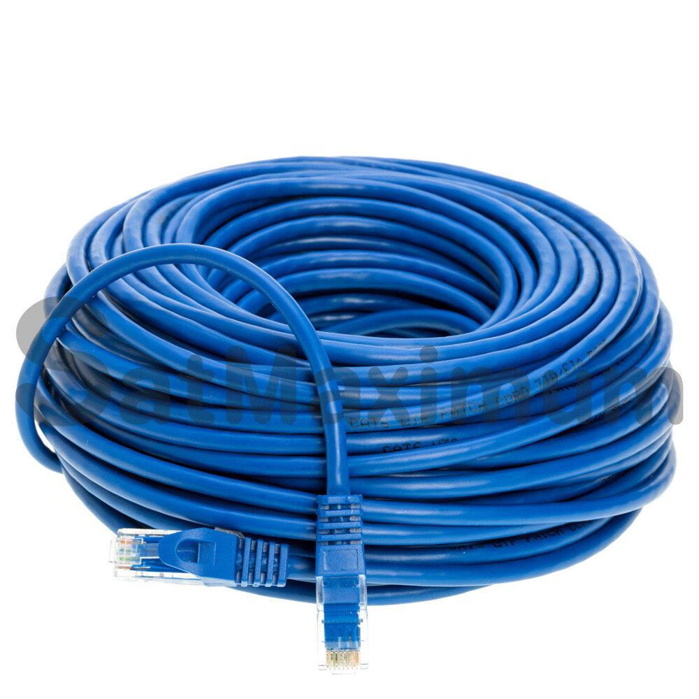 CAT6e/CAT6 Ethernet LAN Network RJ45 Patch Cable Blue 25FT – 200FT Multipack LOT