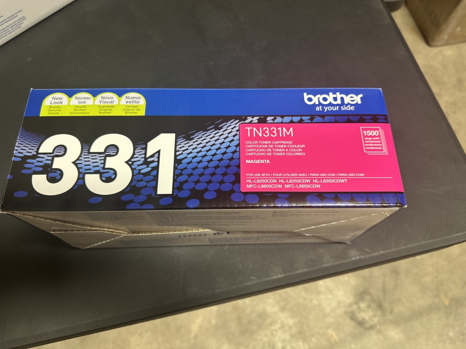 Genuine Brother TN-331M Magenta Toner Cartridge NEW – SEALED