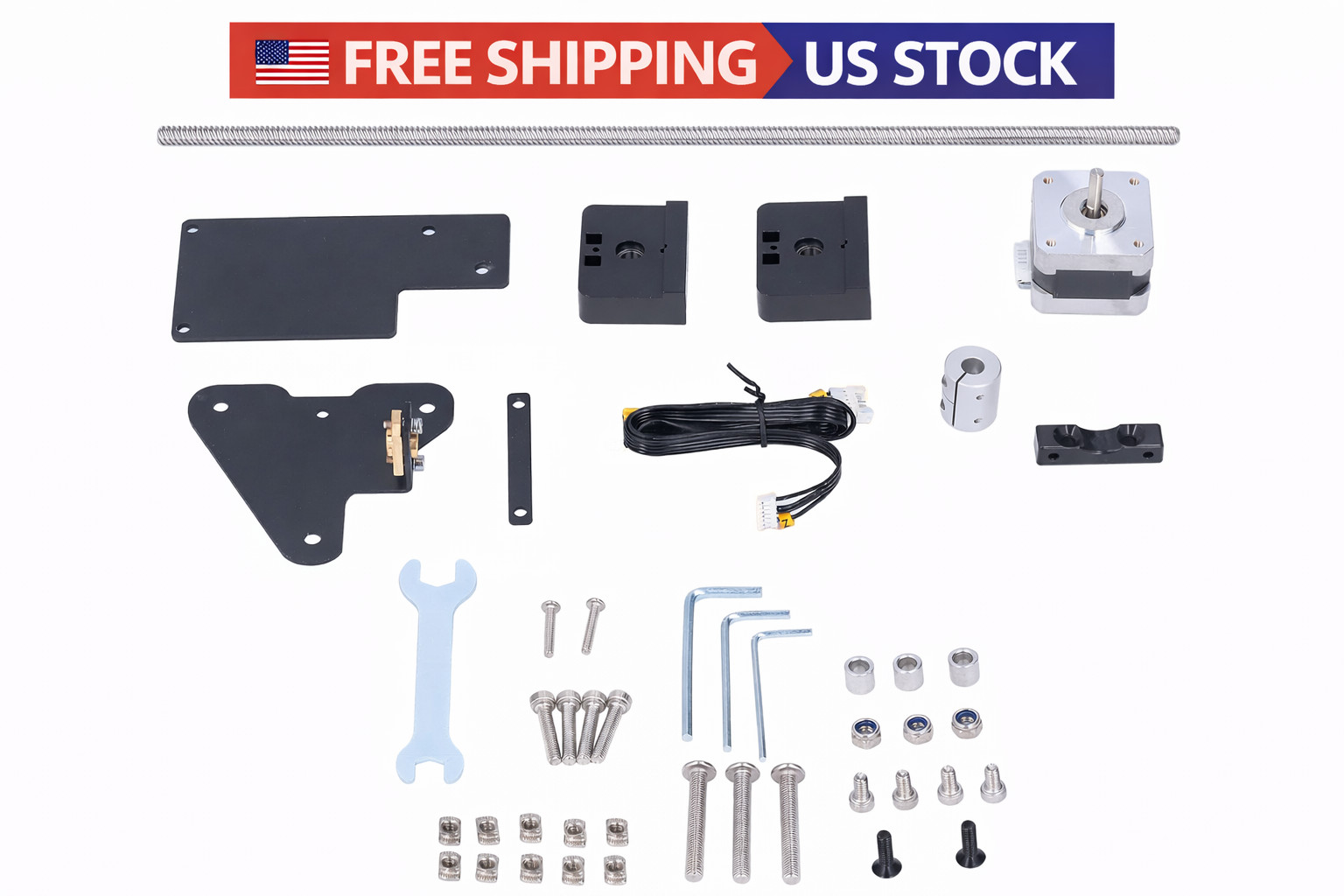 Dual Z Axis Upgrade Kit FOR Ender 3 Pro V2 w Lead Screw Motor