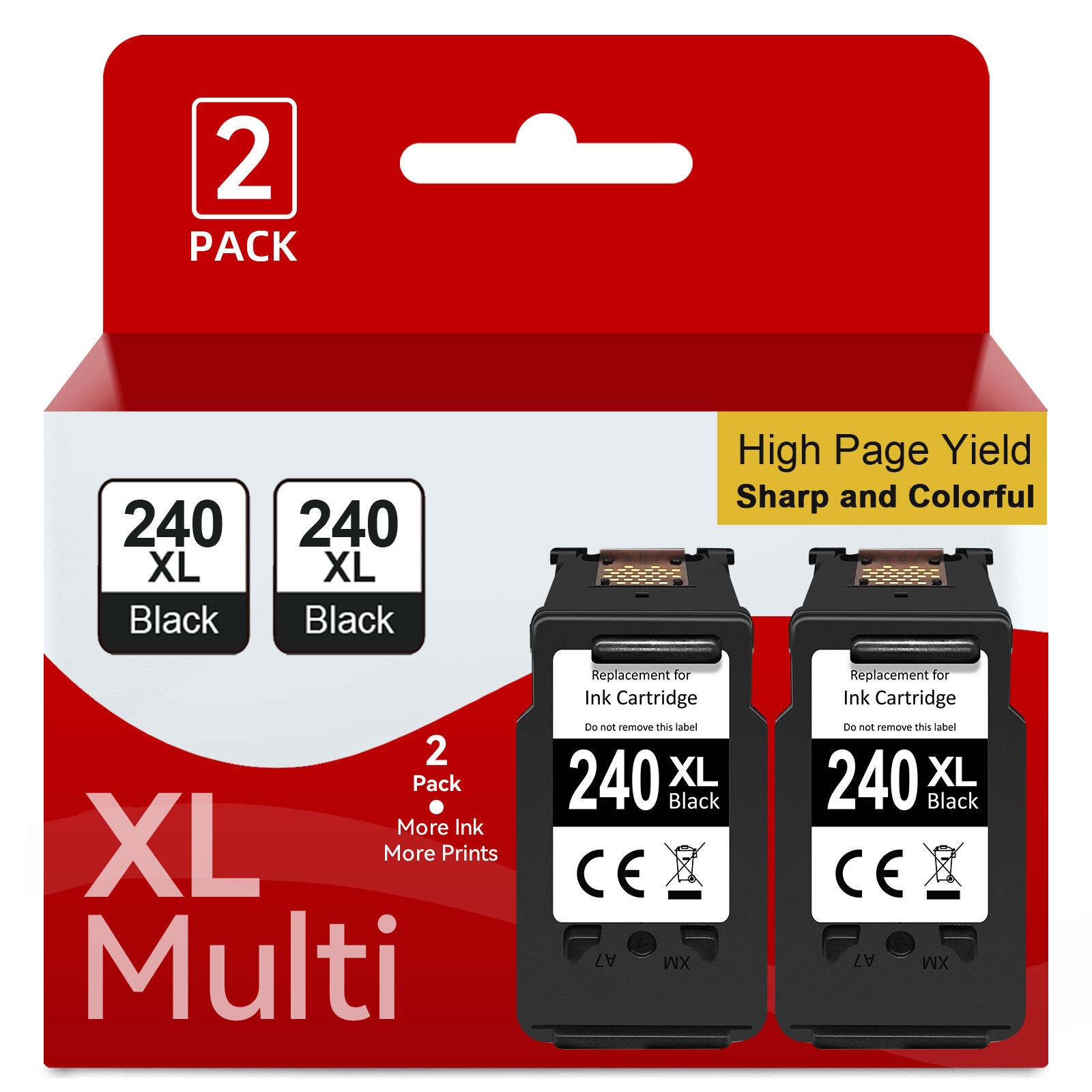 PG-240XL CL-241XL Ink Cartridge for Canon 240XL 241XL PIXMA MG2120 MG3120 MG3620
