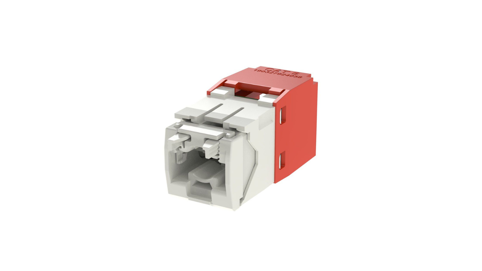 Panduit CJ688TGRD Mini-Com® TX6™ PLUS TG Style UTP Jack Module, Red Qty 24