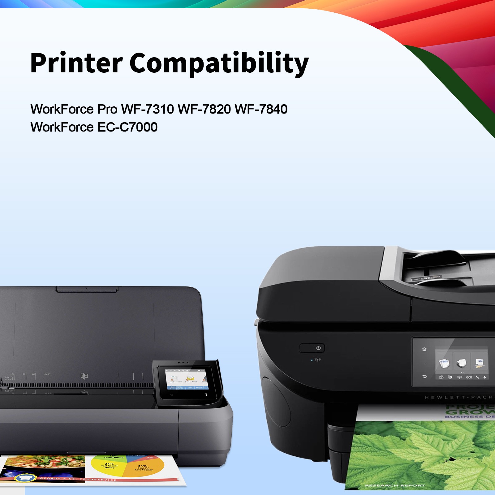 812XL T812XL Ink Cartridges For Epson WorkForce EC-C7000 WF-7840 WF-7820 WF-7310