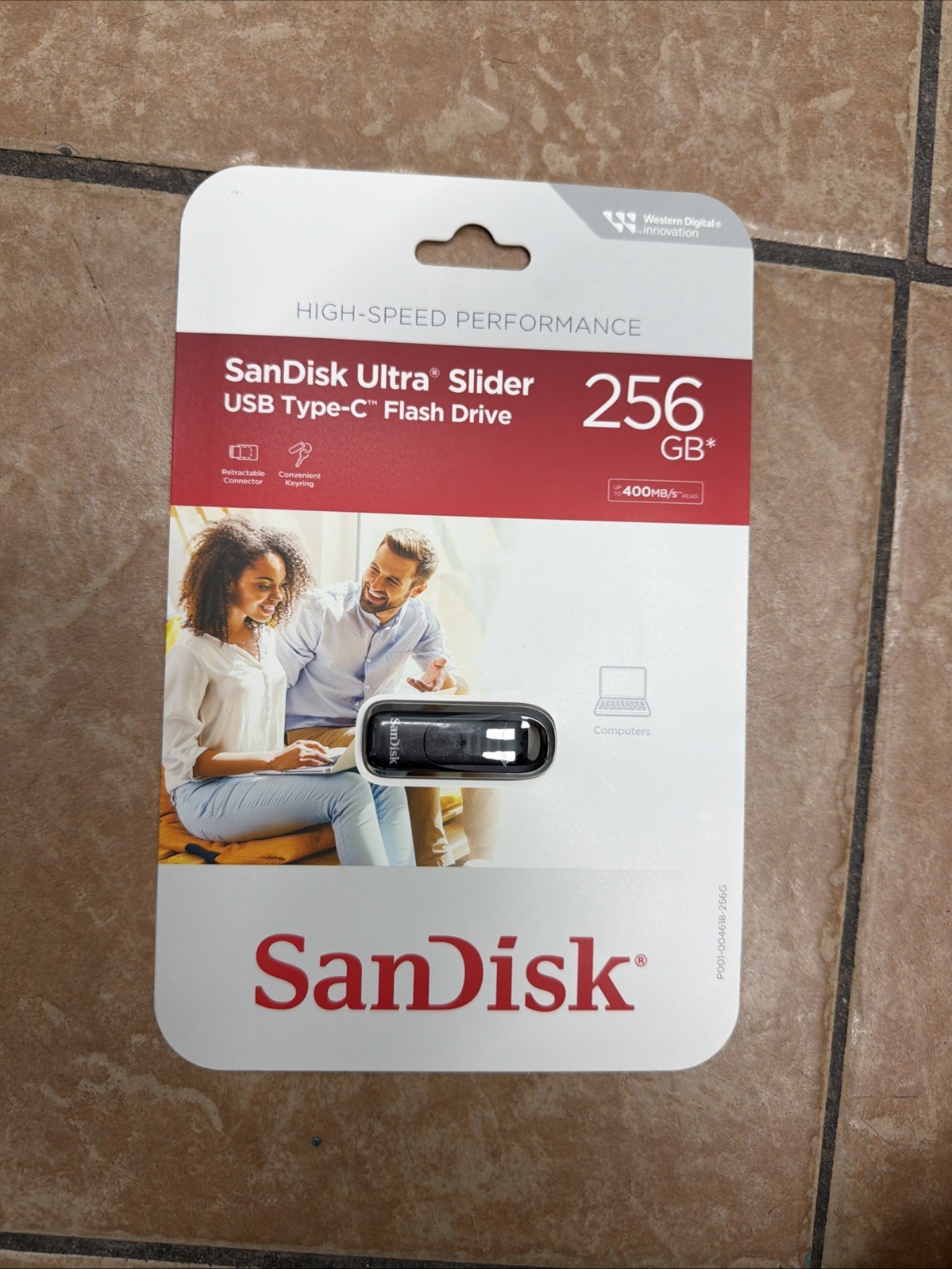 SanDisk 256GB Ultra Slider USB Type-C Drive SDCZ480-256G-A16BJ