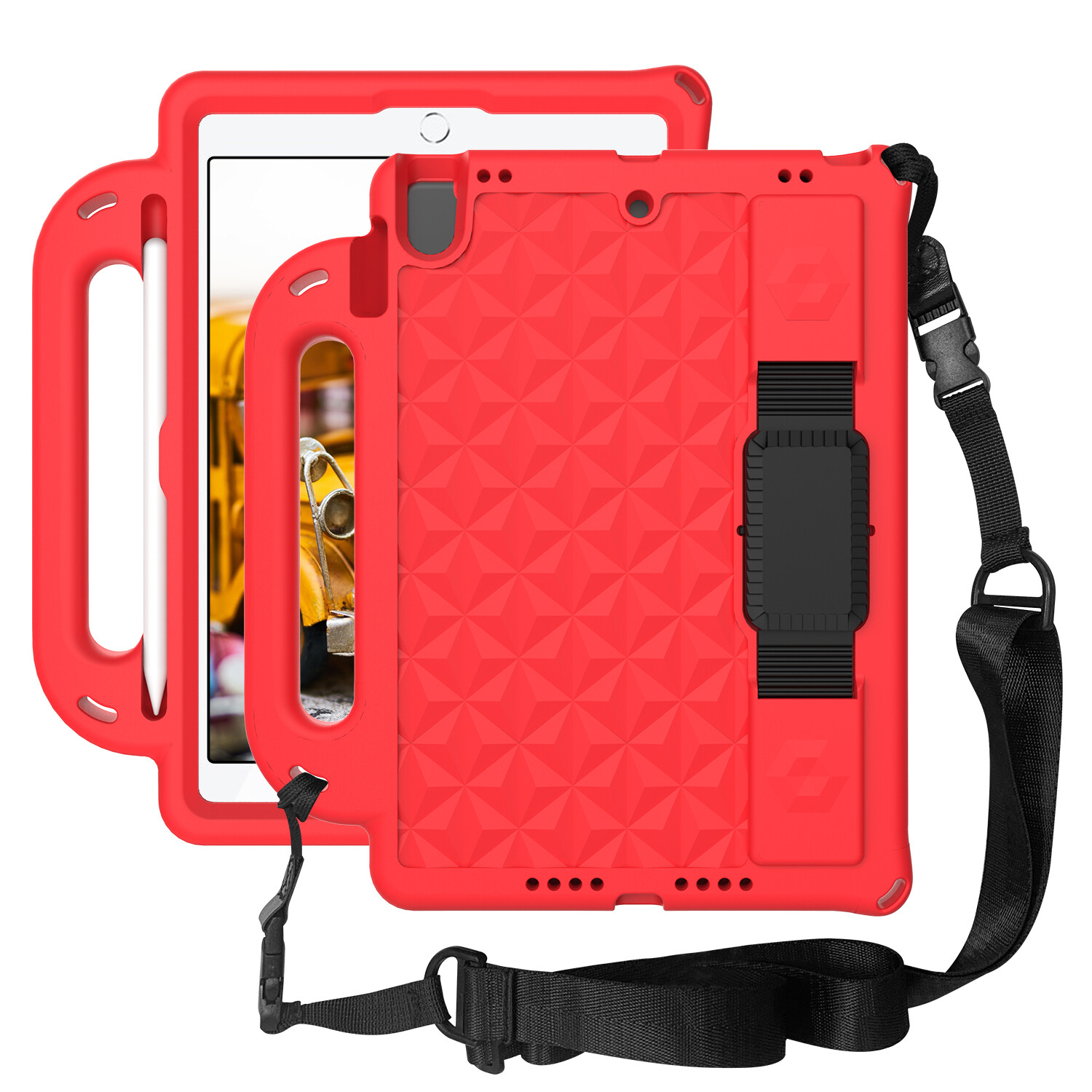 Shockproof Case With Shoulder Strap Cover For iPad 5th 6th 7th 8th 9th Gen Mini