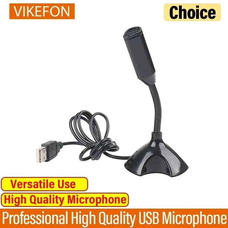 USB Microphone for laptop and Computers Adjustable Studio Singing Gaming