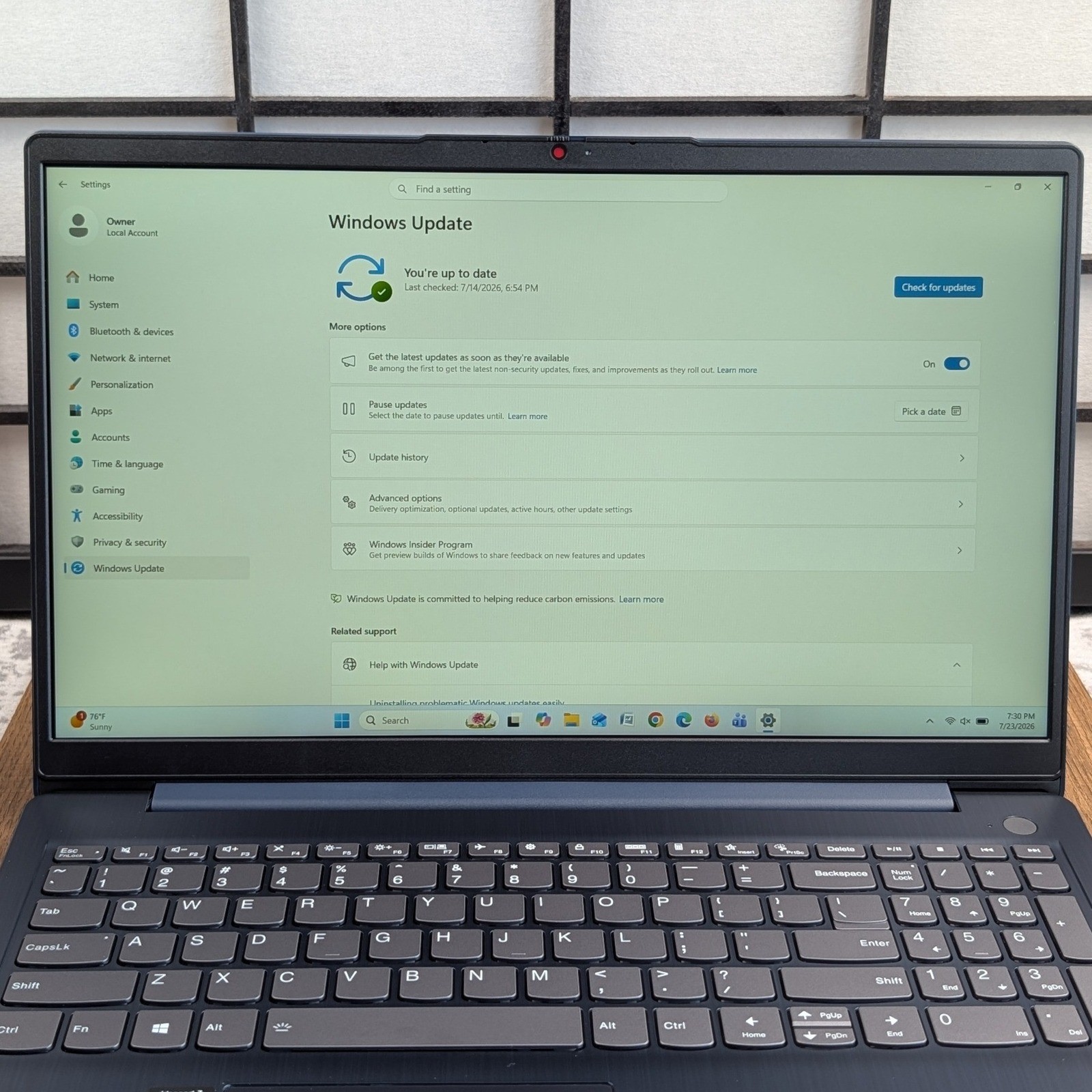 Lenovo IdeaPad 3 15ALC6 AMD Ryzen 7 5700U 12GB RAM 512GB SSD 15.6 Touch Blue