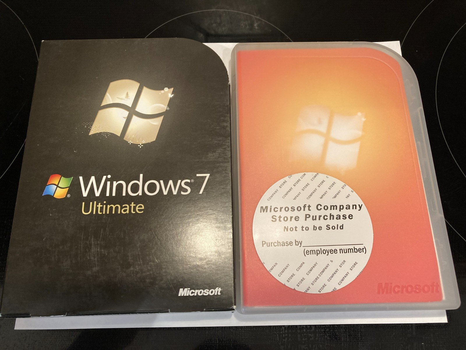 Used Microsoft Windows 7 Ultimate 32 Bit / 64 Bit Full Box 1 User Read Desc.