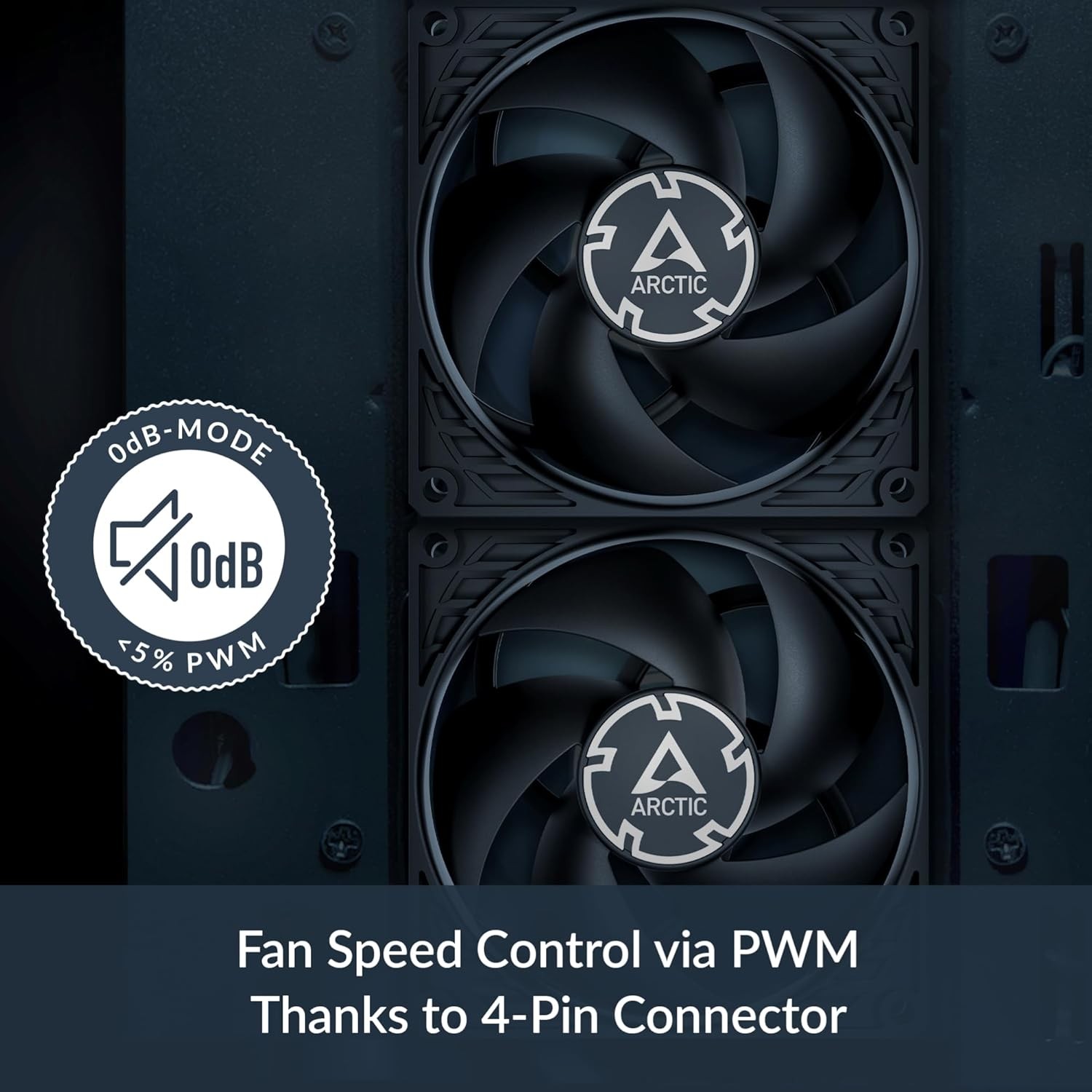 Arctic P9 PWM PST CO Case Fan Dual Ball bearing PWM (Black) ACFAN00299A