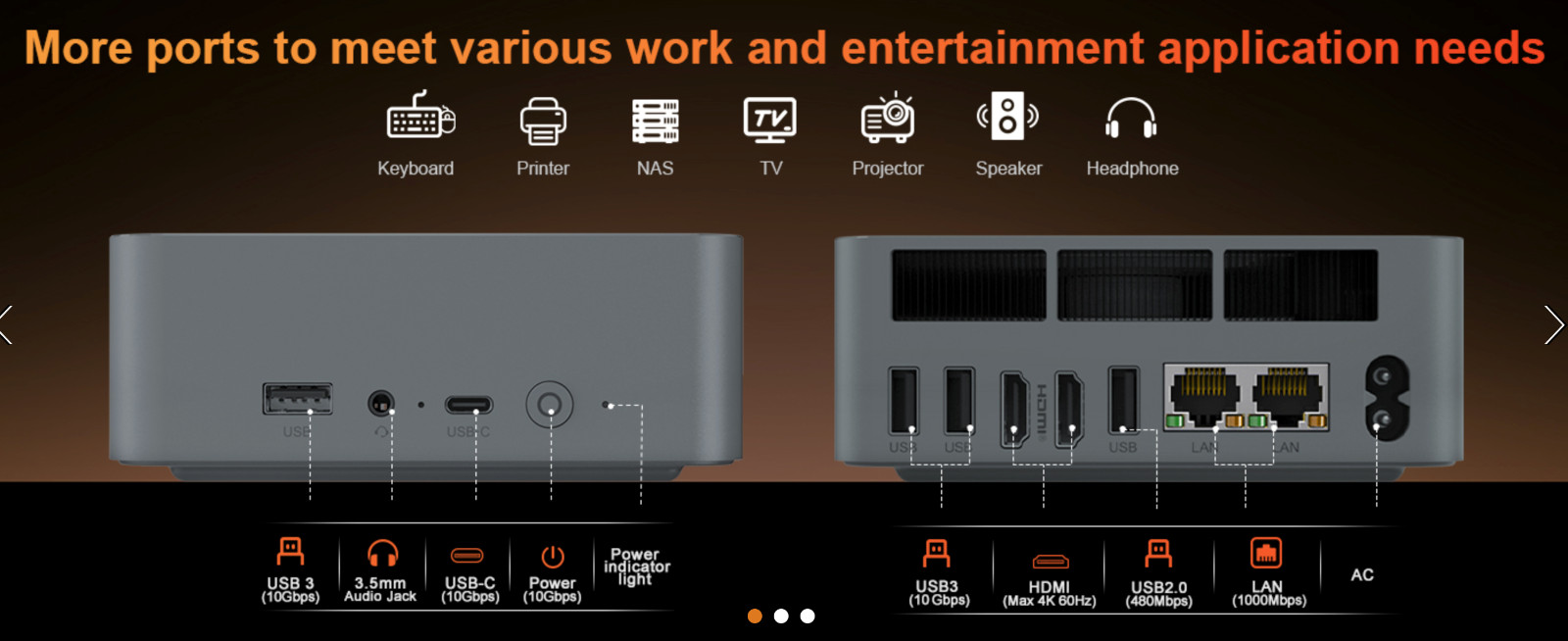 NEW Beelink EQR5 Ryzen 5 Pro 5650U 16GB 500GB Mini Desktop Computer Windows Pro