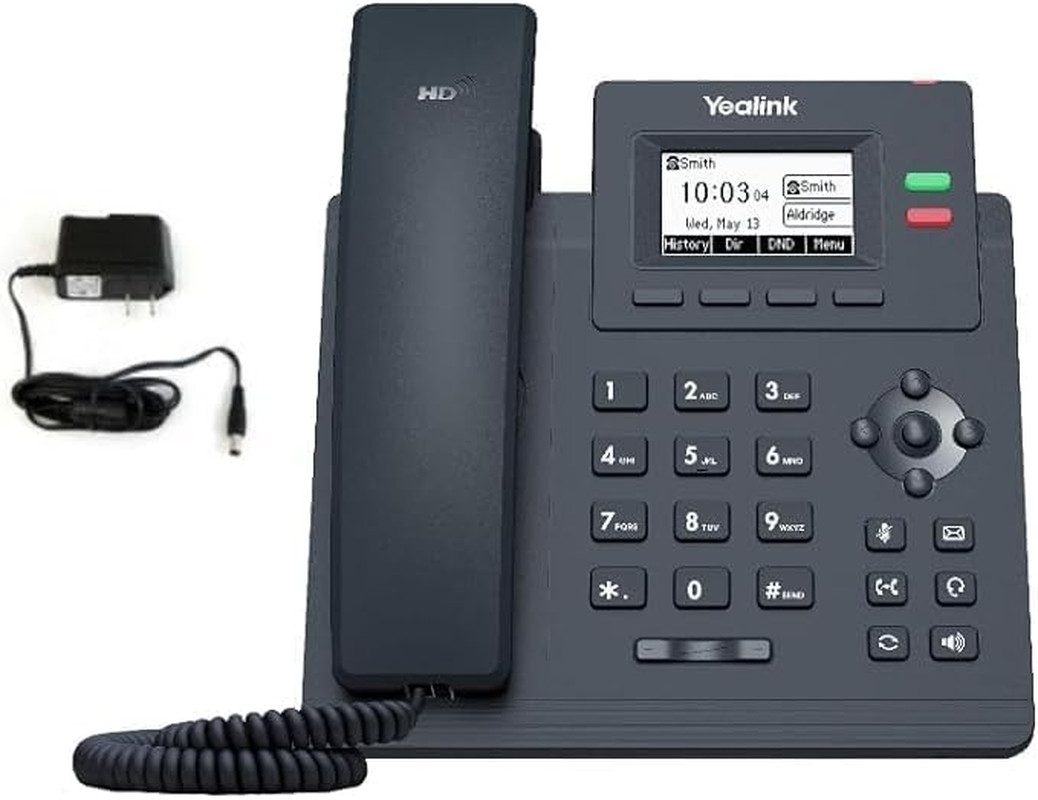 Yealink T31P IP Phone – Power Adapter Included – 1 Year Manufacturer Warranty –