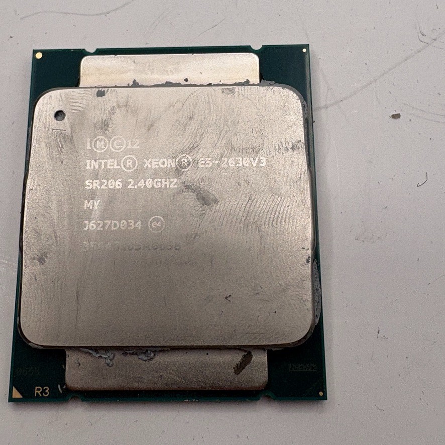 Matching Pair Intel Xeon E5-2630 V3 8-Core 2.4GHz SR206 LGA2011-3 Processor CPU