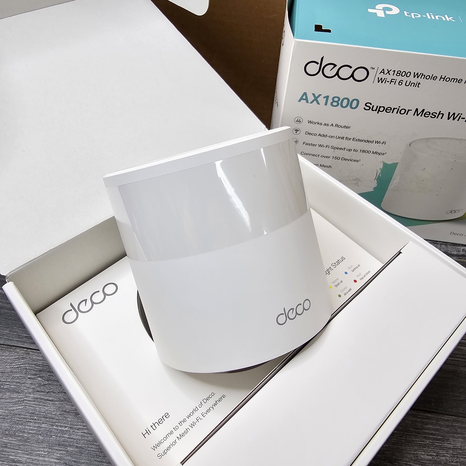 New Sealed TP-Link 1PACK Deco X20 AX1800 Mesh WiFi-6 Wireless Add-On Extender