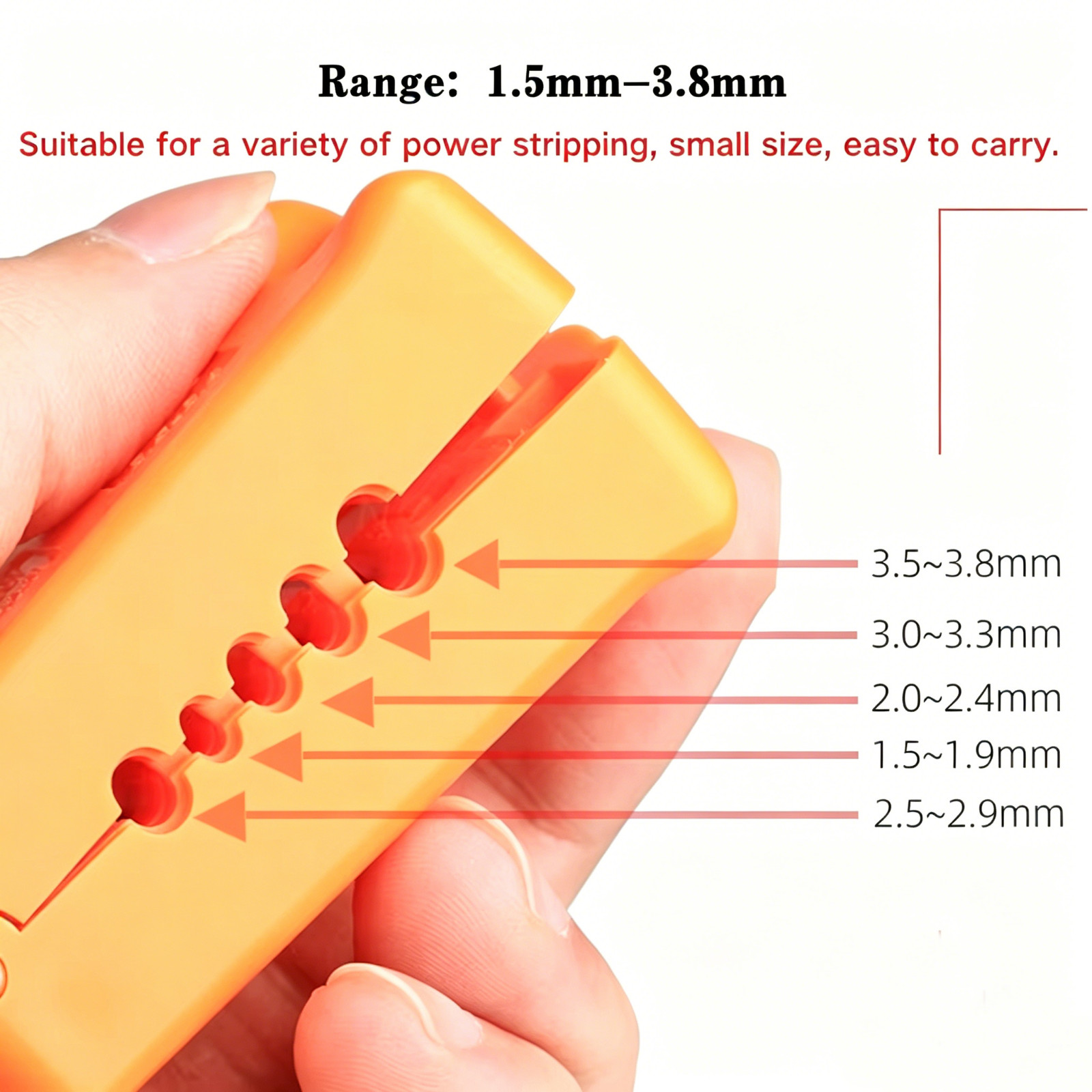 Optical Fiber Longitudinal Stripper 1.5-11mm Bundle Ribbon Cable Stripping Tool