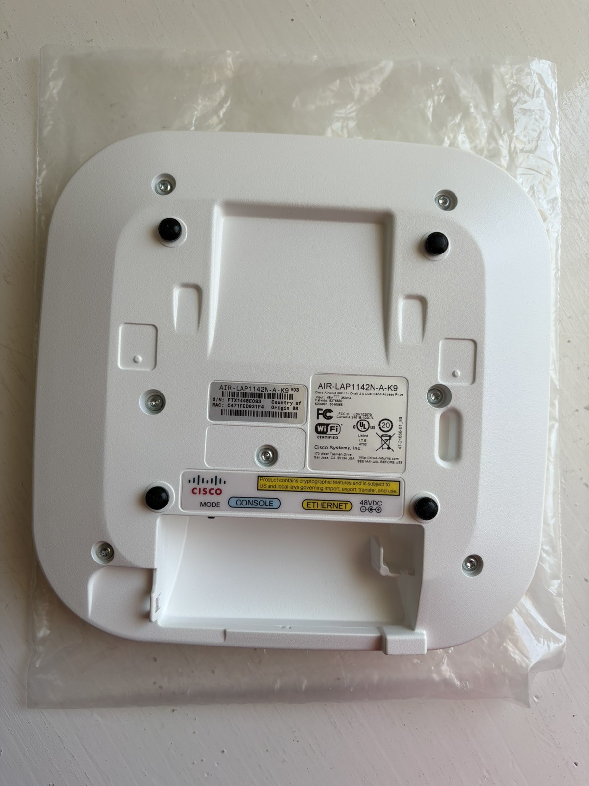 Six (6) Cisco AIR-LAP1142N-A-K9 Wireless Access Points Lot Open Box