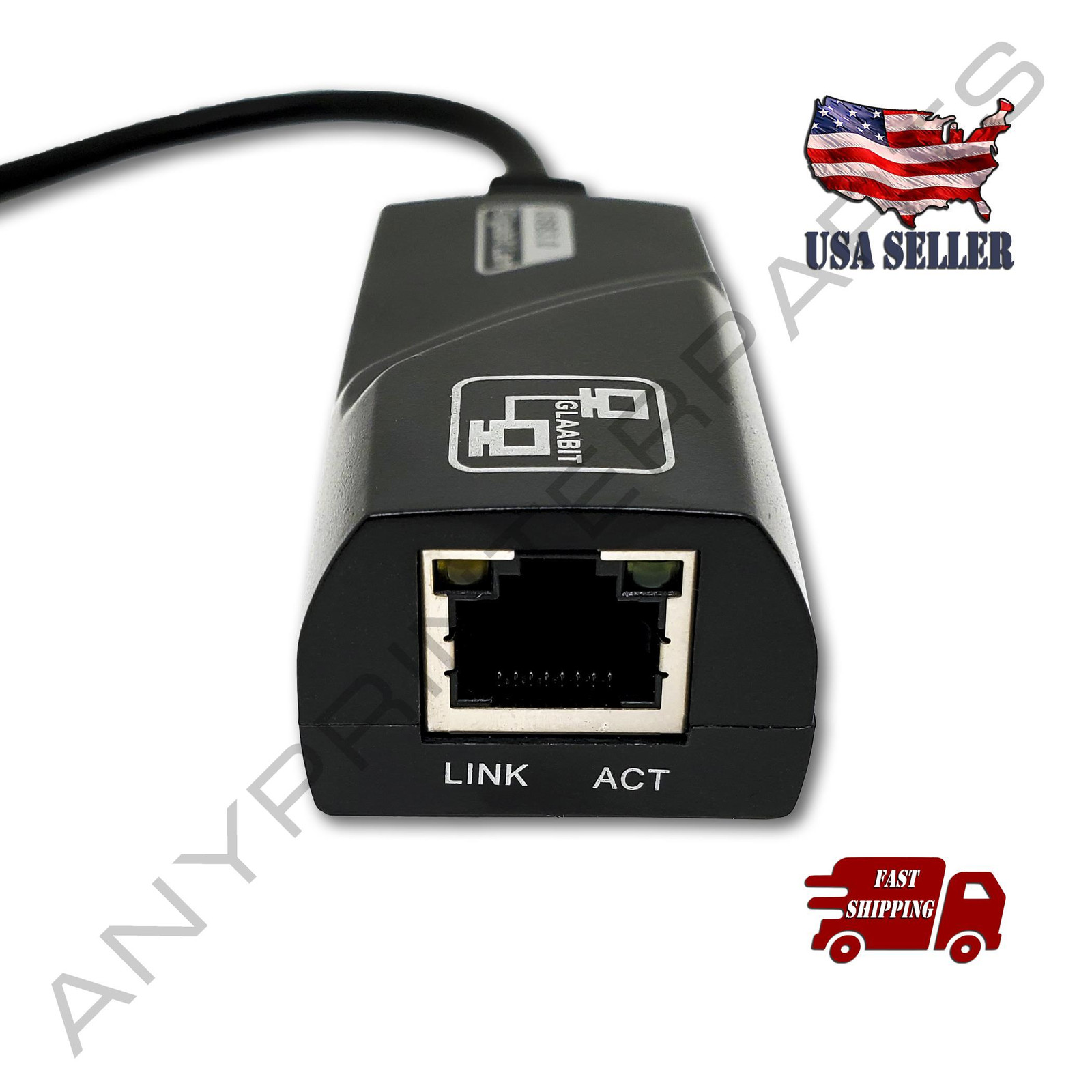 USB 3.0/Type C to Gigabit 1000 Mbps RJ45 Ethernet LAN Network Adapter for PC Mac