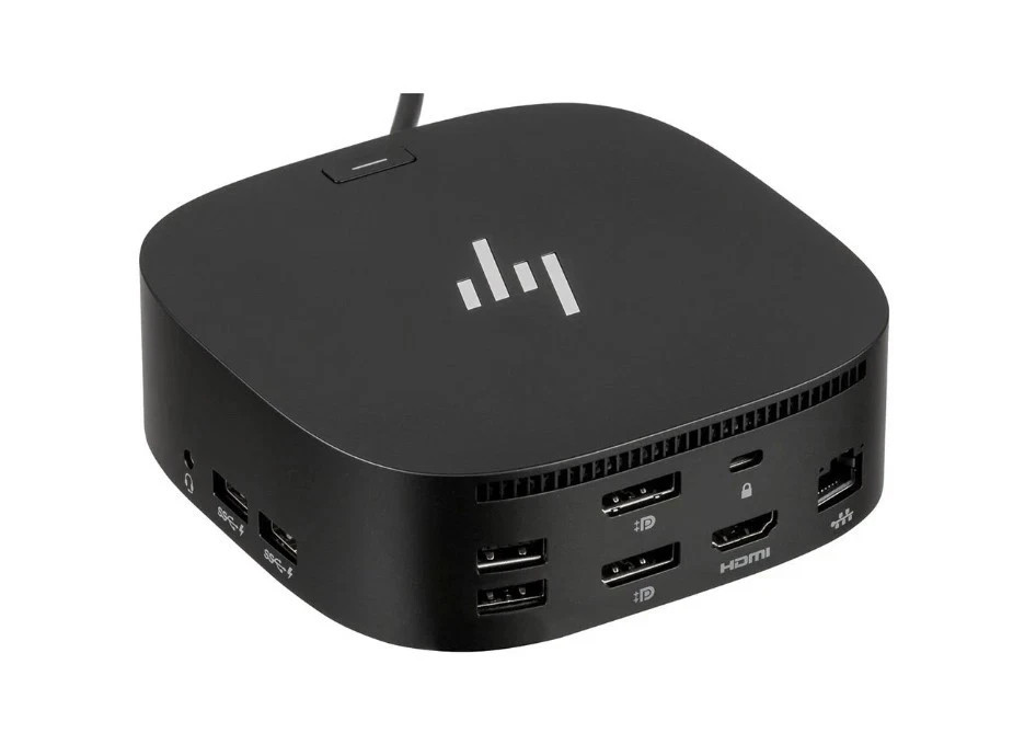 HP G5 USB-C Docking Station – Black (5TW10UT#ABA)