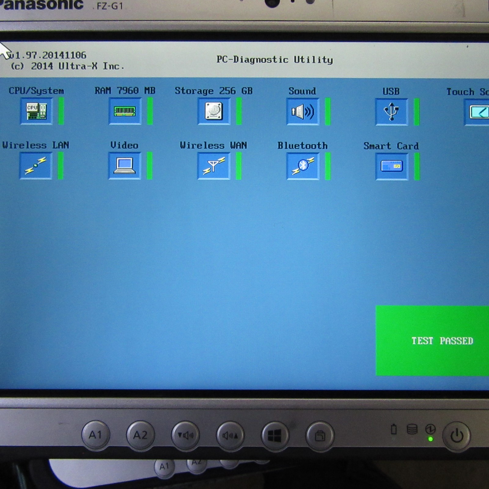 Panasonic Toughpad FZ-G1 | FZ-G1P5-03VM i5-6300u, 8GB 256GB SSD, GPS, T12-C8