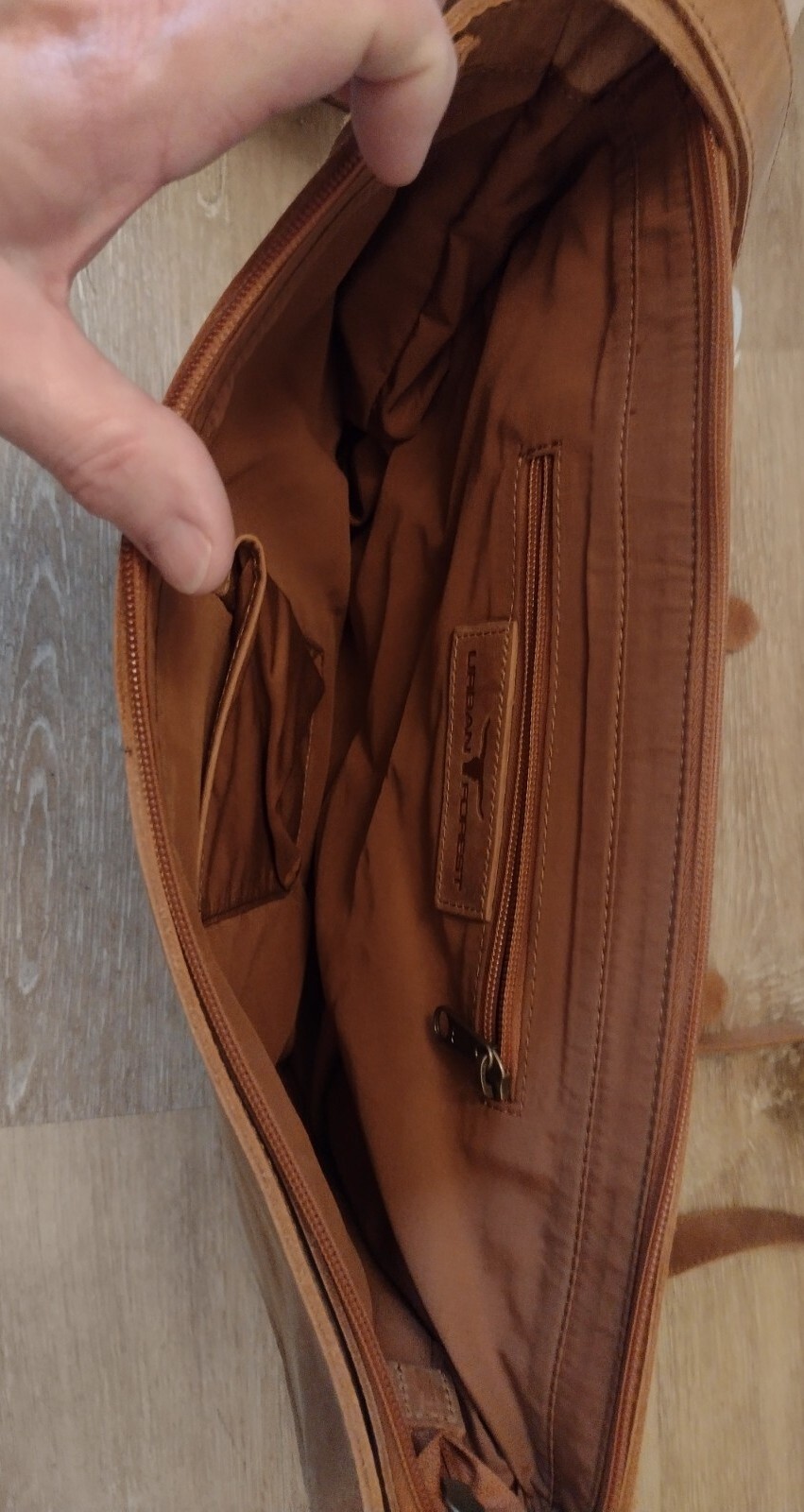 Urban Forest Leather Satchel Carrying Case Book Bag Backpack Hand Bag Laptop Bag