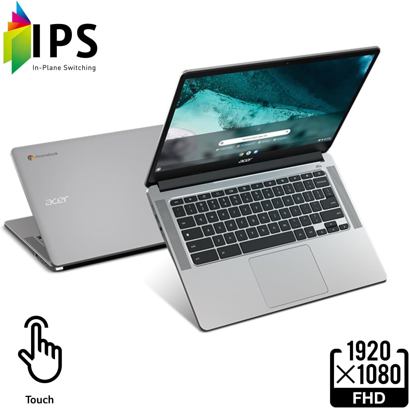 Acer Chromebook – 14″ Intel Celeron N4500 1.1 GHz 4GB 128GB Refurbished