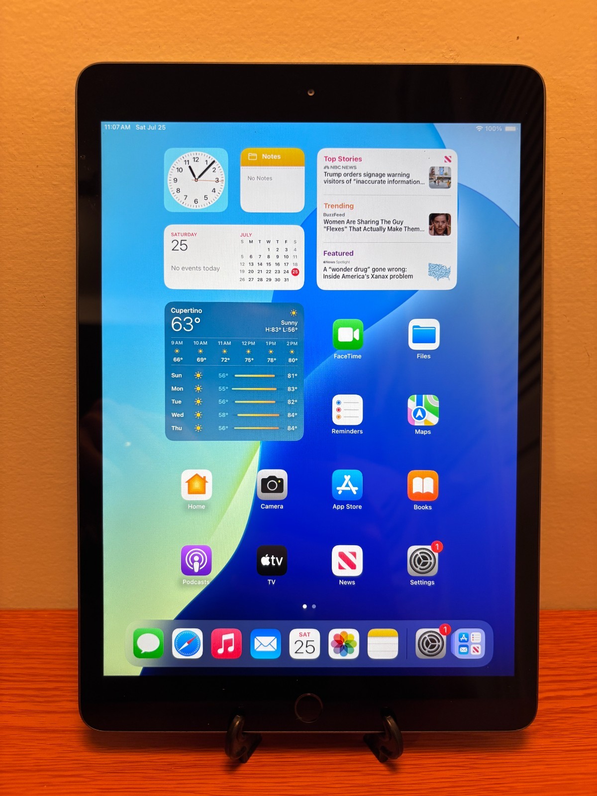 Apple iPad (7th Generation) A2197 32 GB, Wi-Fi, 10.2 in – Space Gray
