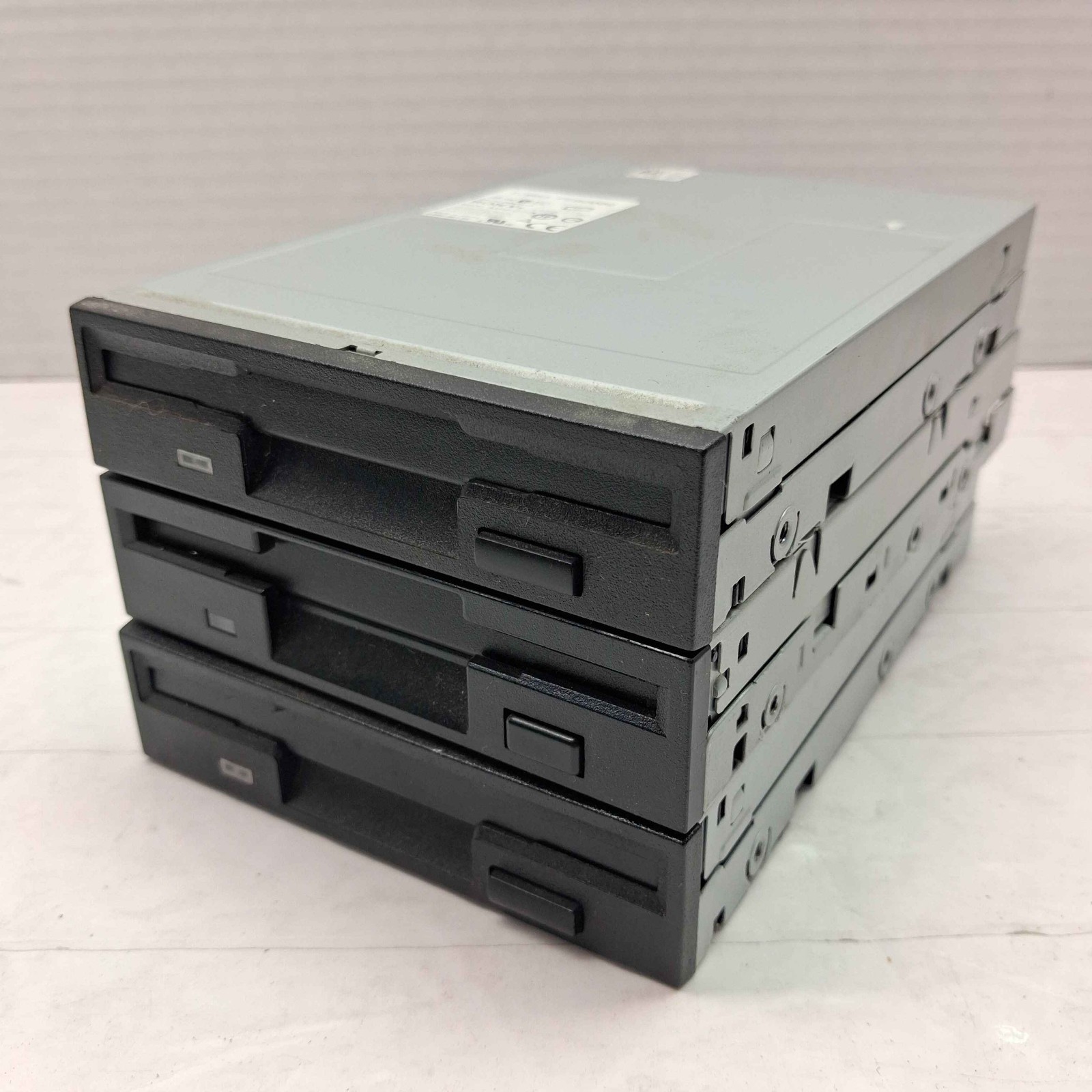 Lot of 3 Vintage 3.5″ Internal Floppy Drive Black Sony/TEAC – UNTESTED ^