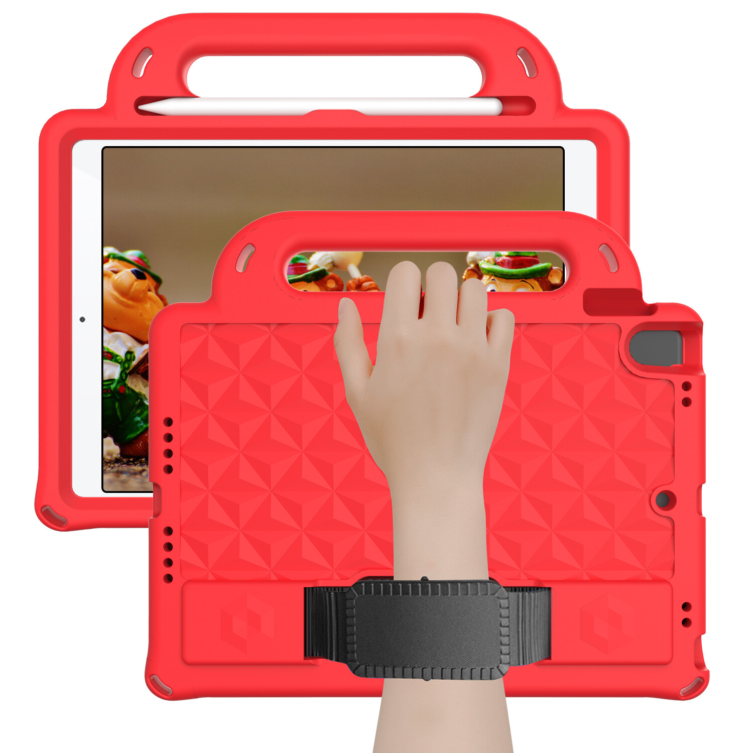 Shockproof Case With Shoulder Strap Cover For iPad 5th 6th 7th 8th 9th Gen Mini