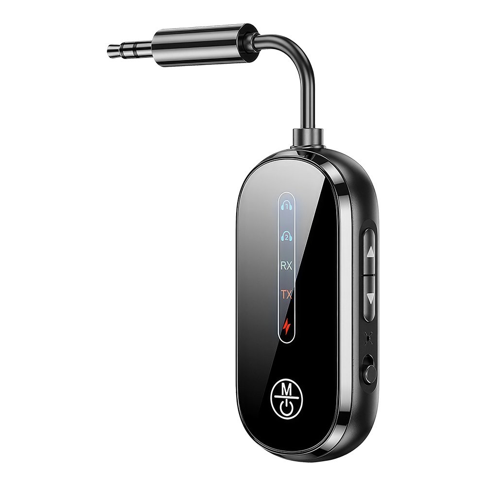 Bluetooth 5.4 Transmitter Receiver 2 IN 1 Wireless Audio 3.5mm Jack Aux Adapter