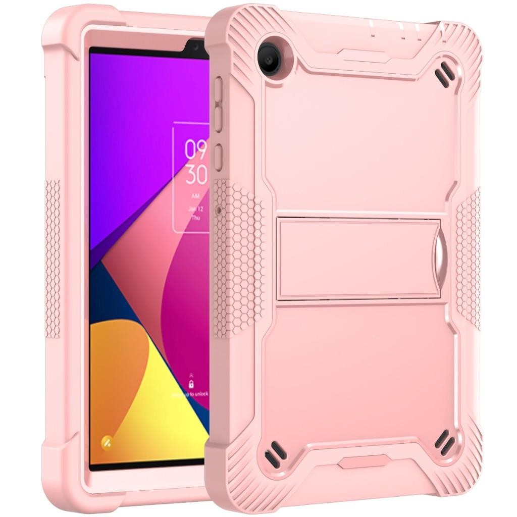 For T-Mobile Revvl Tab 2 Shockproof Heavy Duty Armor Rubber Stand Case Cover