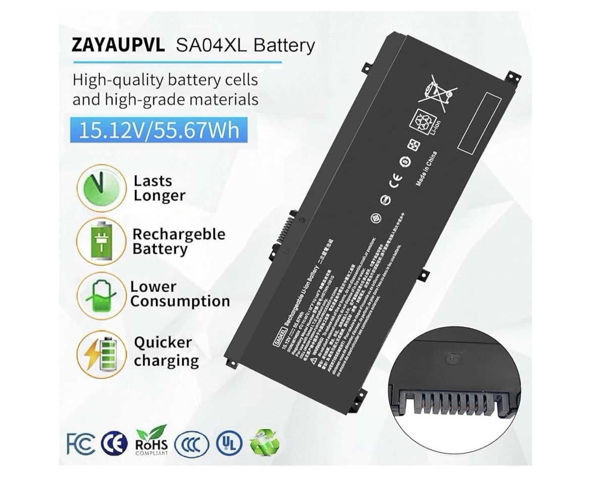 SA04XL Battery for HP Envy X360 Battery Replacement 15m-ds0011dx 15m-dr0012dx