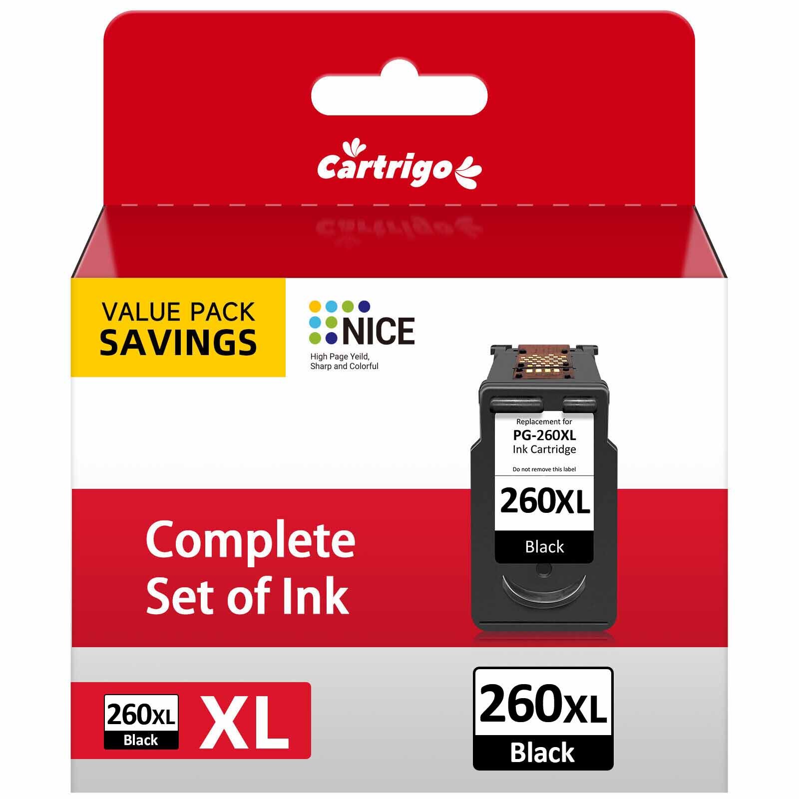 PG-260XL CL-261XL Black Color Ink for Canon 260 261 Ink Cartridge TR7020 TR7022a